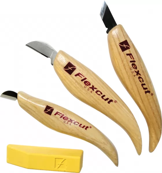 Flexcut Chip Carving Set 3 Piece FLEXKN115