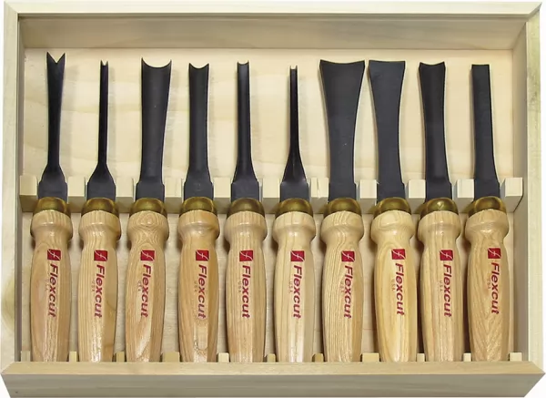 Flexcut Ten Piece Deluxe Mallet Set FLEXMC100