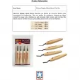 Flexcut Dogleg Chisel Micro Tool Set FLEXMT150