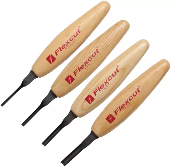 Flexcut Shallow U-Gouge Micro Tool Set FLEXMT400