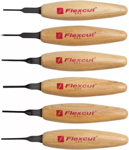 Flexcut Mixed Profile Micro Tool Set FLEXMT910