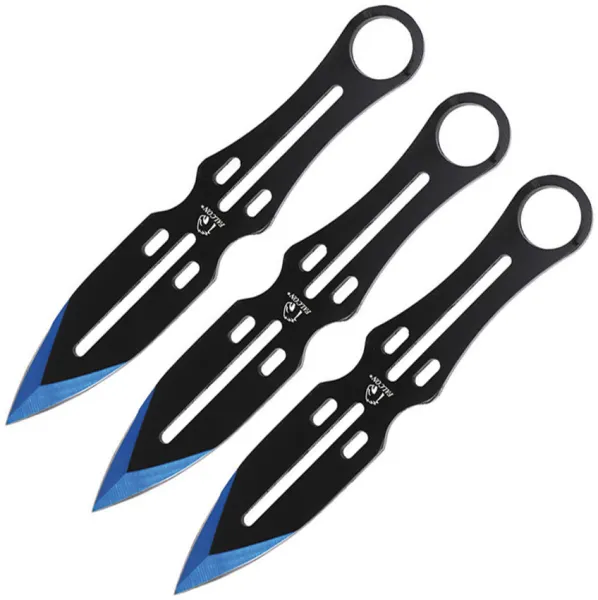 Falcon Throwing Knives 3 Set Blue FLNA5103BL