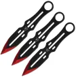 Falcon Throwing Knife Set Red - FLNA5103RD