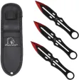 Falcon Throwing Knives 3 Set Red FLNA5103RD