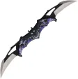 Falcon Bat Dual Linerlock A/O Purple - FLNFD10973