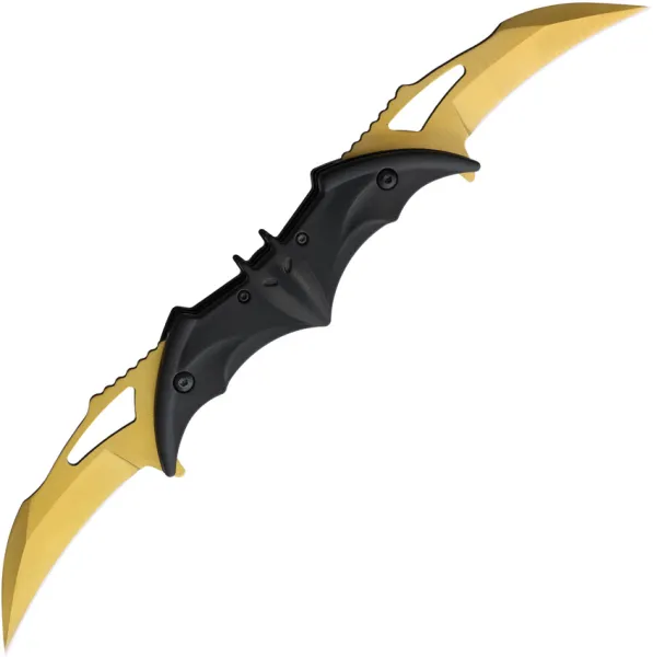Falcon Bat Dual Linerlock A-O Black FLNFD1097GD