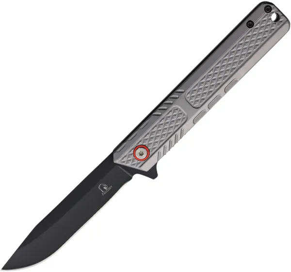 Falcon Linerlock A-O Aluminum Gray FLNKS1312GY Falcon Linerlock A-O Aluminum Gray FLNKS1312GY