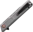 Falcon Linerlock A-O Aluminum Gray FLNKS1312GY Falcon Linerlock A-O Aluminum Gray FLNKS1312GY