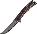 Falcon Linerlock A/O Alum Red/Gray - FLNKS24202