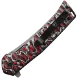 Falcon Linerlock A-O Alum Red-Gray FLNKS24202 Falcon Linerlock A-O Alum Red-Gray FLNKS24202