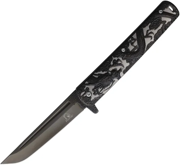 Falcon Dragon Linerlock A-O Black FLNKS3024BK
