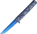 Falcon Dragon Linerlock A/O Blue - FLNKS3024BL