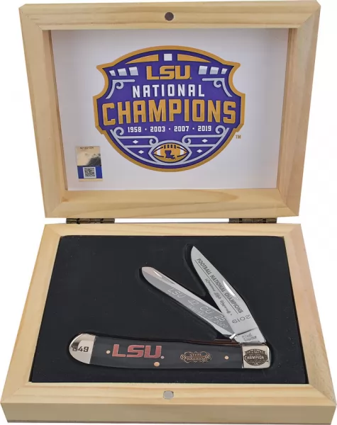 Frost Cutlery LSU Champions Trapper knives FLSU19108BH