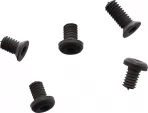 Flytanium Arcade Screw Set Black TI - FLY1284BK
