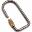 Flytanium Ti Flat Oval Keyring FLY380