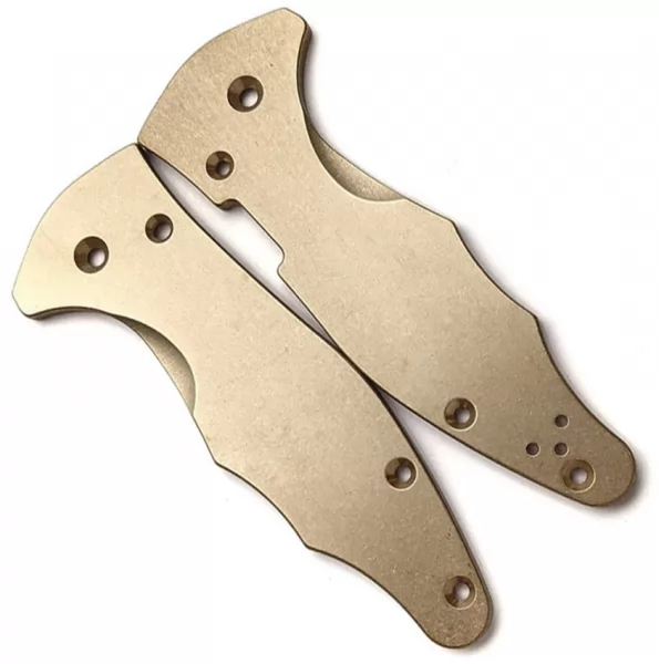 Flytanium Yojimbo 2 Handle Scales Brass FLY450