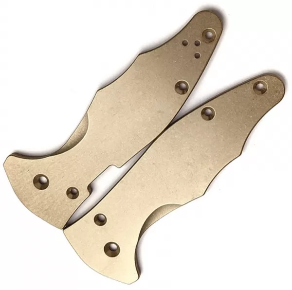Flytanium Yojimbo 2 Handle Scales Brass FLY631
