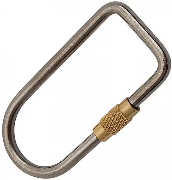 Flytanium Ti Flat Oval Keyring FLY642