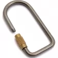 Flytanium Ti Flat Oval Keyring FLY642