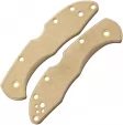 Flytanium Delica Handle Scales Brass - FLY656