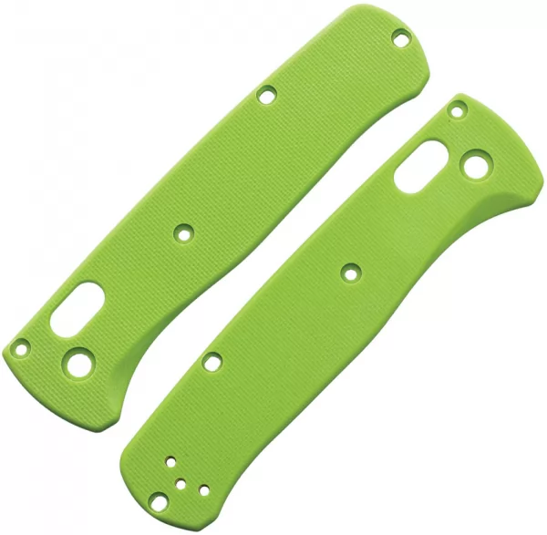 Flytanium Bugout Handle Scales Lime G10 FLY727