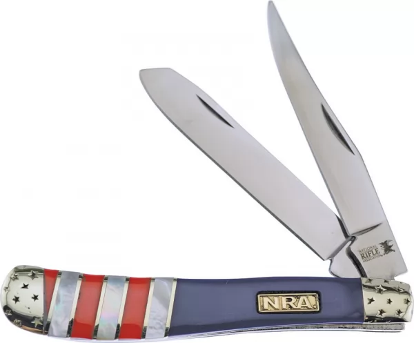Frost Cutlery NRA Trapper knives FNRA508RWB