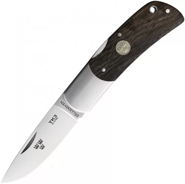 Fallkniven Tre Kronor Lockback Bog Oak knives FNTK3OAKC