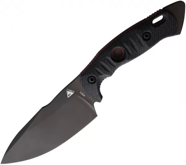 Fobos Knives Alaris Fixed Blade Black-Red FOB035