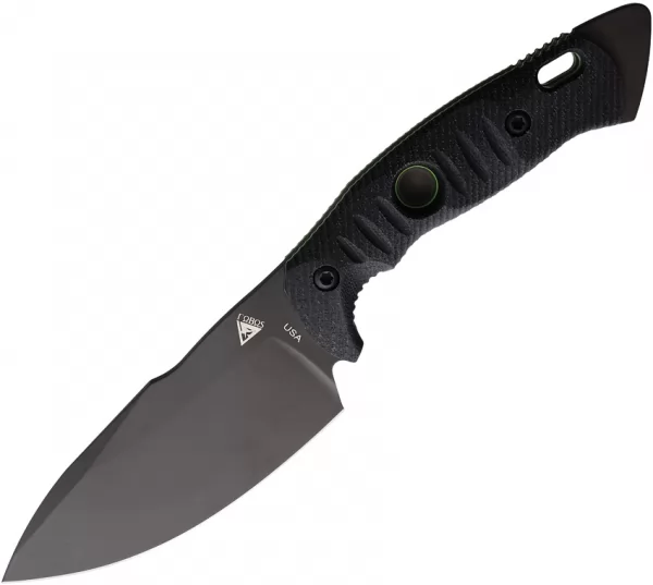 Fobos Knives Alaris Fixed Blade Black-Grn FOB037