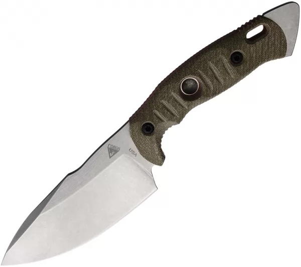 Fobos Knives Alaris Fixed Blade Grn-Org FOB040