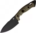 Fobos Knives Alaris Fixed Blade Grn/Org - FOB041