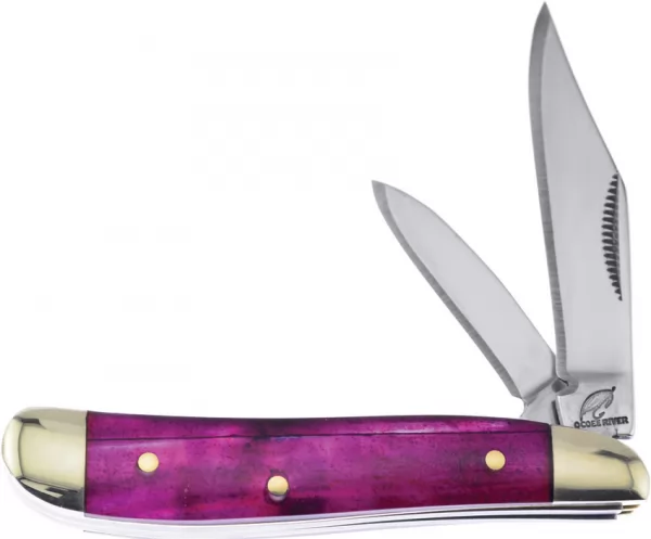 Frost Cutlery Peanut Purple MOP knives FOC107PMOP