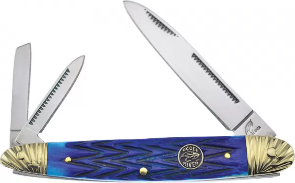 Frost Cutlery Whittler Blue Jig Bone knives FOC518BLJB