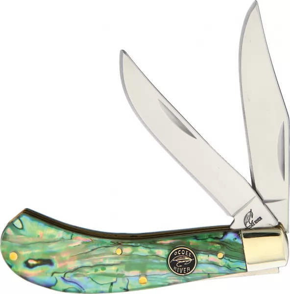 Frost Cutlery Saddlehorn Abalone knives FOC528AB