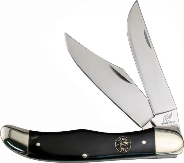 Frost Cutlery Folding Hunter Buffalo Horn knives FOC550BH