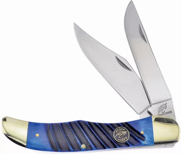 Frost Cutlery Folding Hunter Blue Chainsaw knives FOC550BLJS