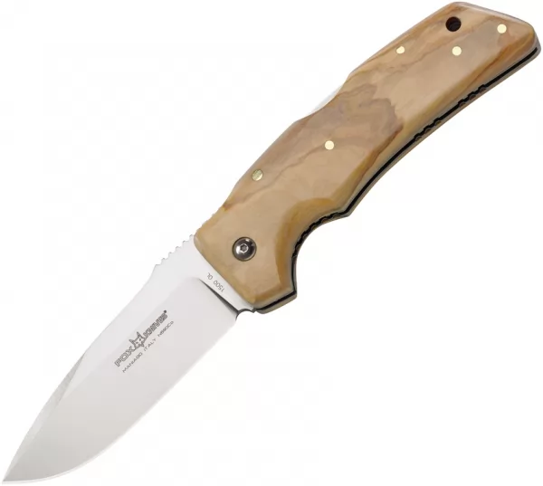 Fox Elite Lockback Olive Wood knives FOX1500OL