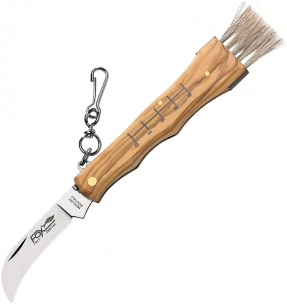 Fox Mushroom Knife Olive Wood knives FOX405OL
