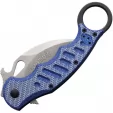 Fox Karambit Linerlock Blue Twill knives FOX479BLTSW