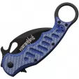 Fox Karambit Linerlock Blue Twill knives FOX479BLT