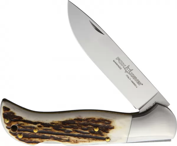 Fox Lockback Hunter Stag knives FOX500CE