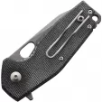 Fox Suru Linerlock Black Micarta knives FOX526LIMB
