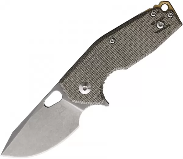 Fox Suru Linerlock OD Micarta knives FOX526LIMOD