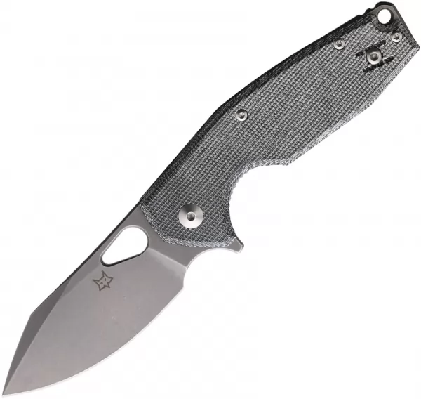 Fox Yaru Linerlock Black Micarta knives FOX527LIMB