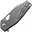 Fox Yaru Linerlock Black Micarta knives FOX527LIMB