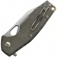 Fox Yaru Linerlock OD Micarta knives FOX527LIMOD