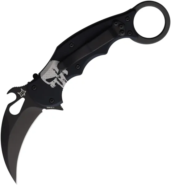 FOX Karambit Linerlock Punisher knives FOX599ALB4