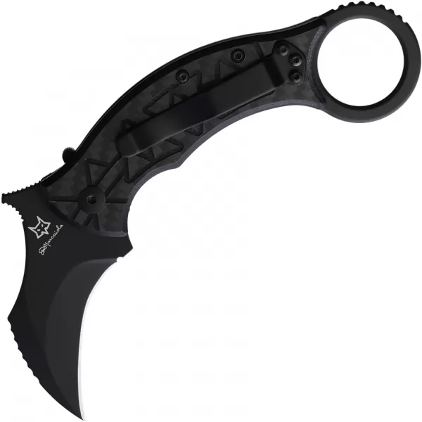 Fox Tribal K Karambit Linerlock CF knives FOX802CG10