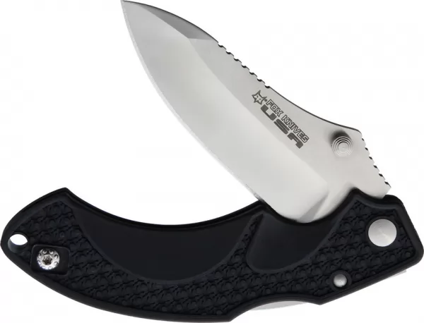 Fox Drago Lockback Black knives FOXKUAMIDPBL