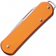 Fox Vulpis Folder Orange Handle knives FOXVP108OR